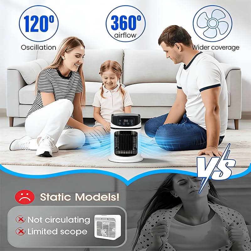 Portable Misting Fan for Ultimate Summer Comfort