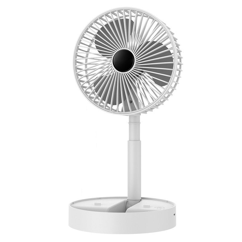 Portable, Quiet-Operation Telescopic Desk Fan