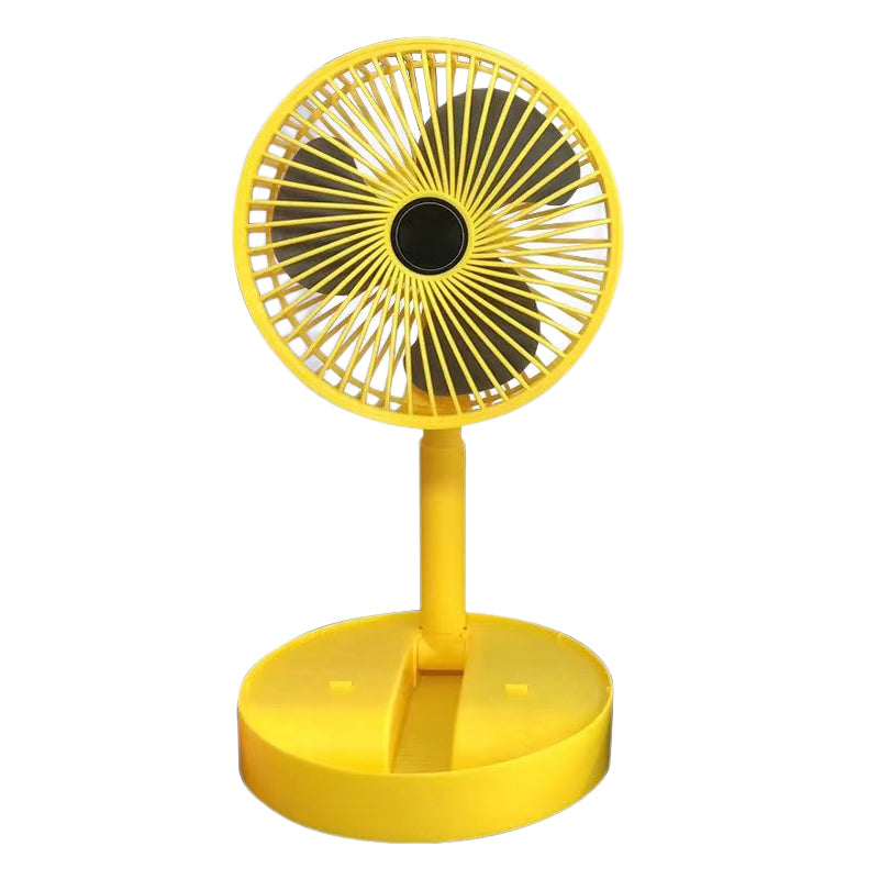 Portable, Quiet-Operation Telescopic Desk Fan