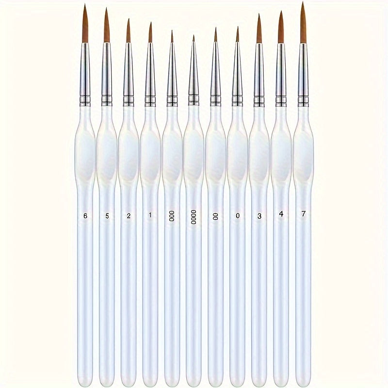 Precision Detail Paint Brushes – Ideal for Fine Work and Detailed Artwork