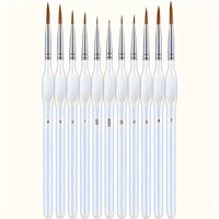Precision Detail Paint Brushes – Ideal for Fine Work and Detailed Artwork