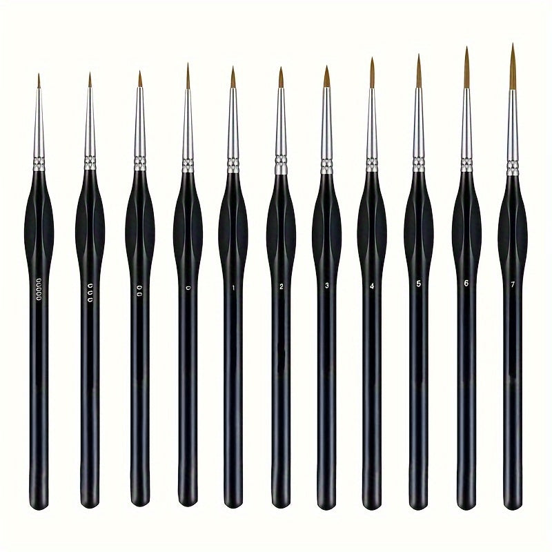 Precision Detail Paint Brushes – Ideal for Fine Work and Detailed Artwork