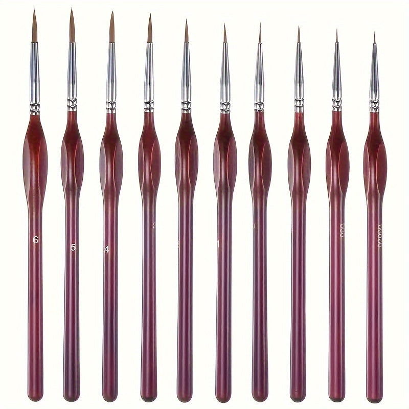 Precision Detail Paint Brushes – Ideal for Fine Work and Detailed Artwork