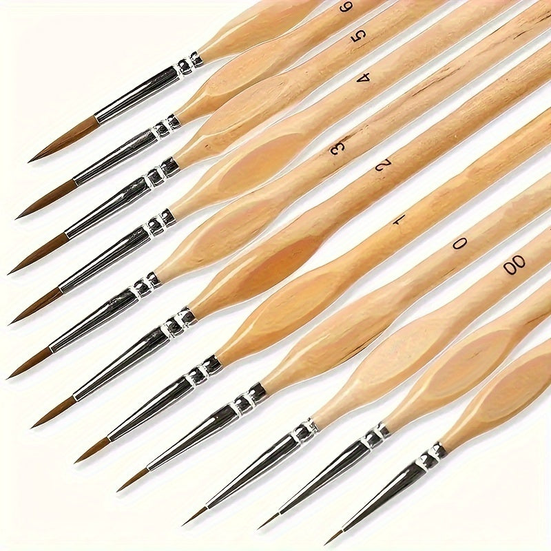 Precision Detail Paint Brushes – Ideal for Fine Work and Detailed Artwork