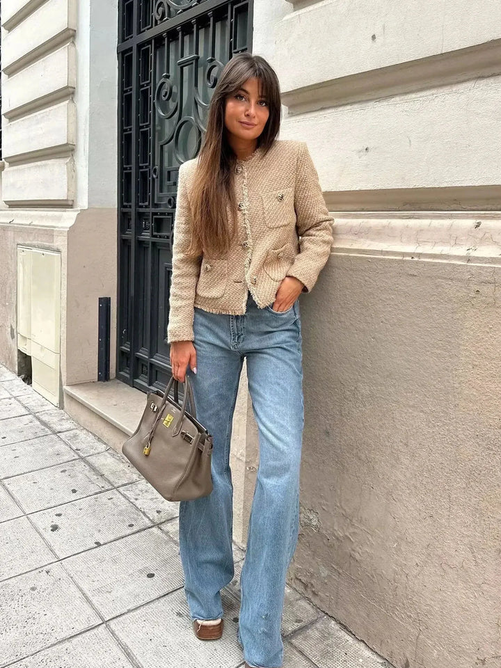 Randi | Women's Cropped Tweed Jacket