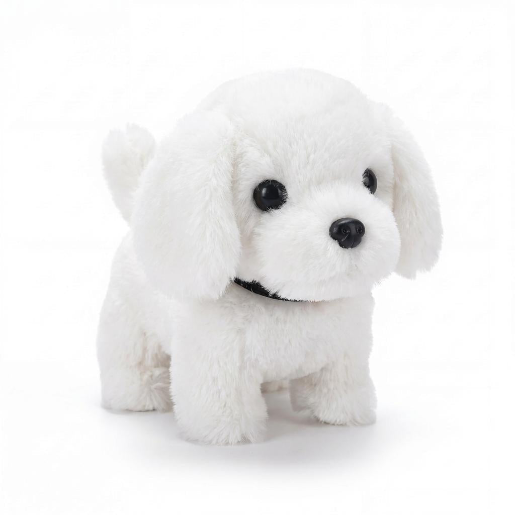 Realistic Interactive Plush Dog for Kids
