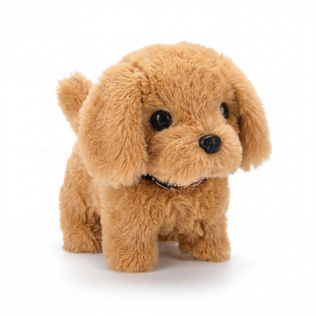 Realistic Interactive Plush Dog for Kids