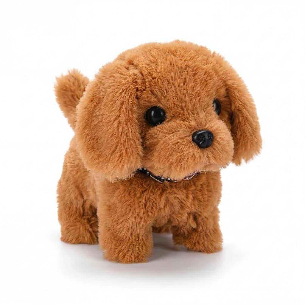 Realistic Interactive Plush Dog for Kids