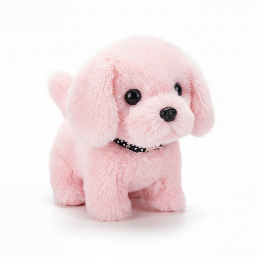 Realistic Interactive Plush Dog for Kids