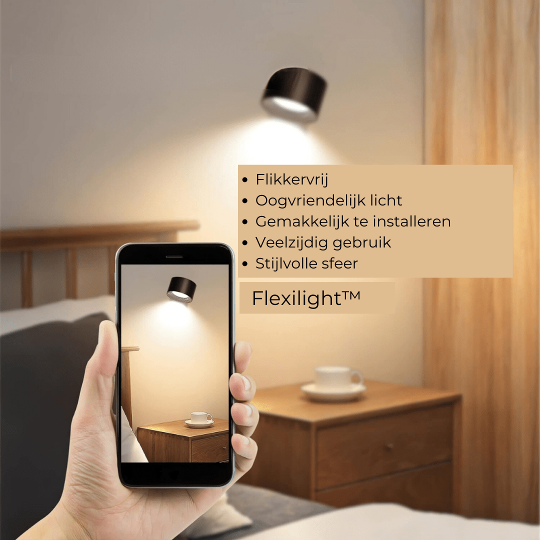 Rechargeable 360° LED Wall Lamp - Wireless & Atmospheric