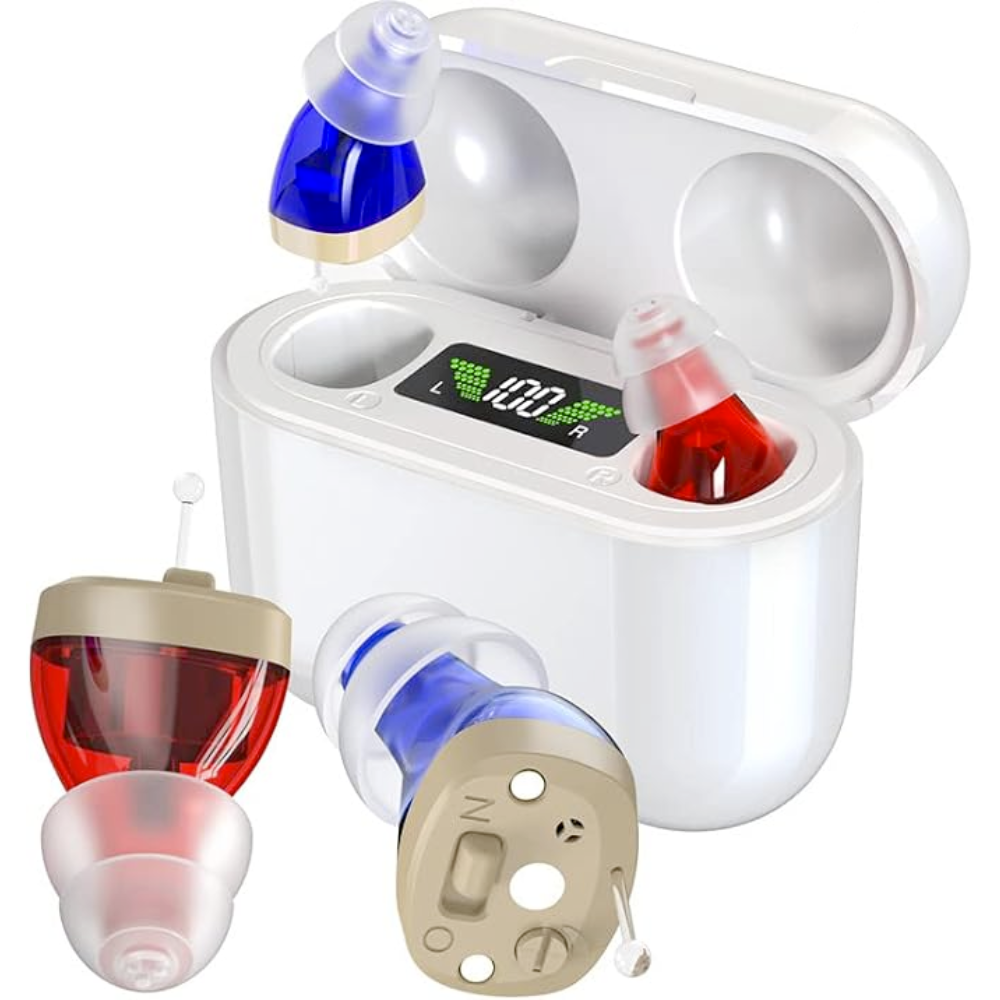Rechargeable In-Ear Hearing Amplifiers – Discreet, Comfortable with Clear Sound for Daily Use