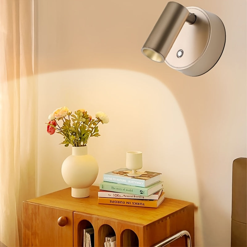 Rechargeable Magnetic Wall Light with Touch Control & Wireless Design