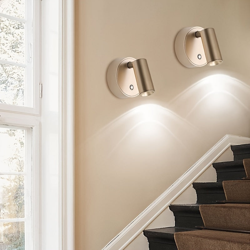 Rechargeable Magnetic Wall Light with Touch Control & Wireless Design