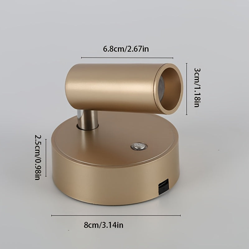 Rechargeable Magnetic Wall Light with Touch Control & Wireless Design