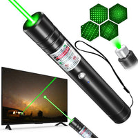 Rechargeable Outdoor Green Laser Pointer Metal Flashlight