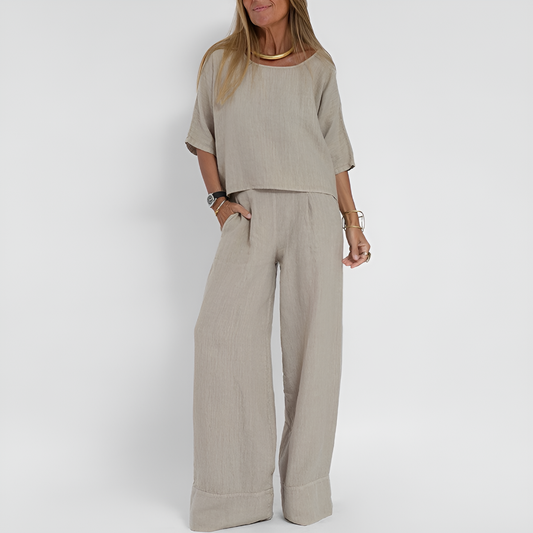 Relaxed Wide-Leg Lounge Set