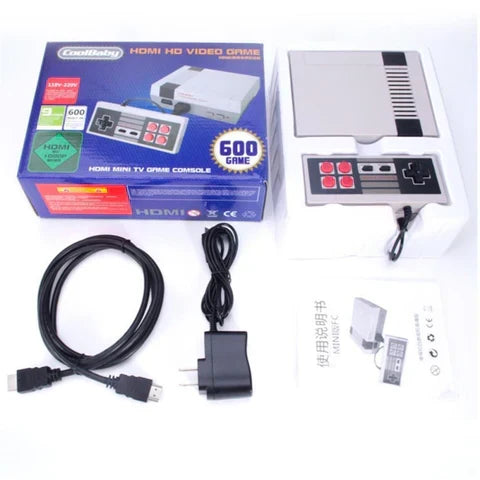 Retro Game Console with 620 Classic Games | Plug and Play