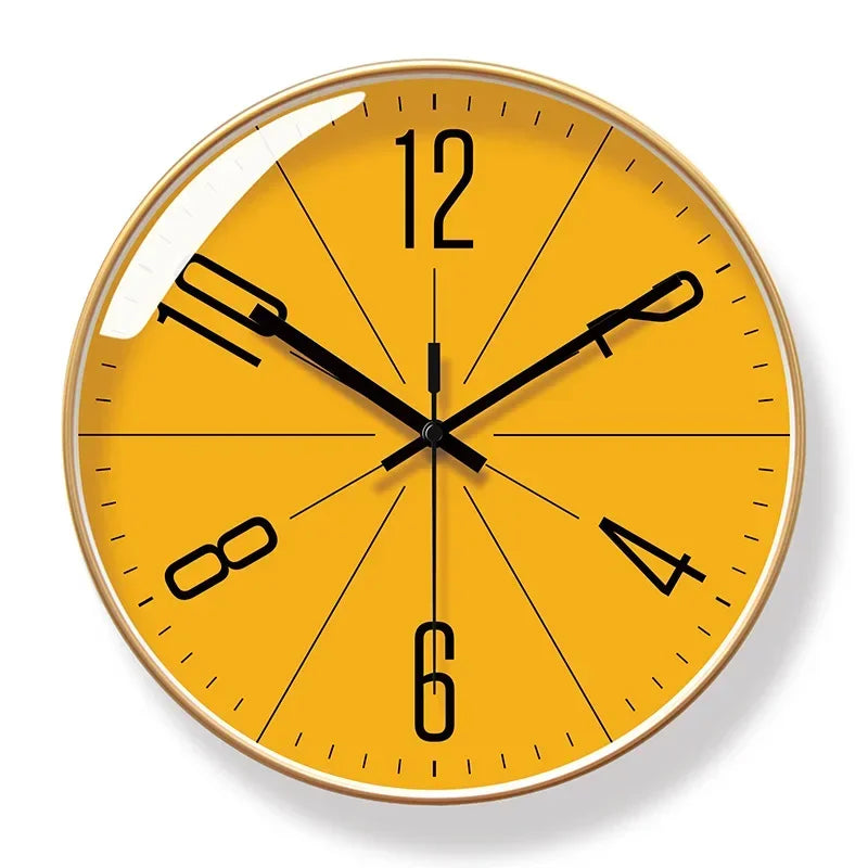 Retro-Style Wall Clock with Minimalist Design