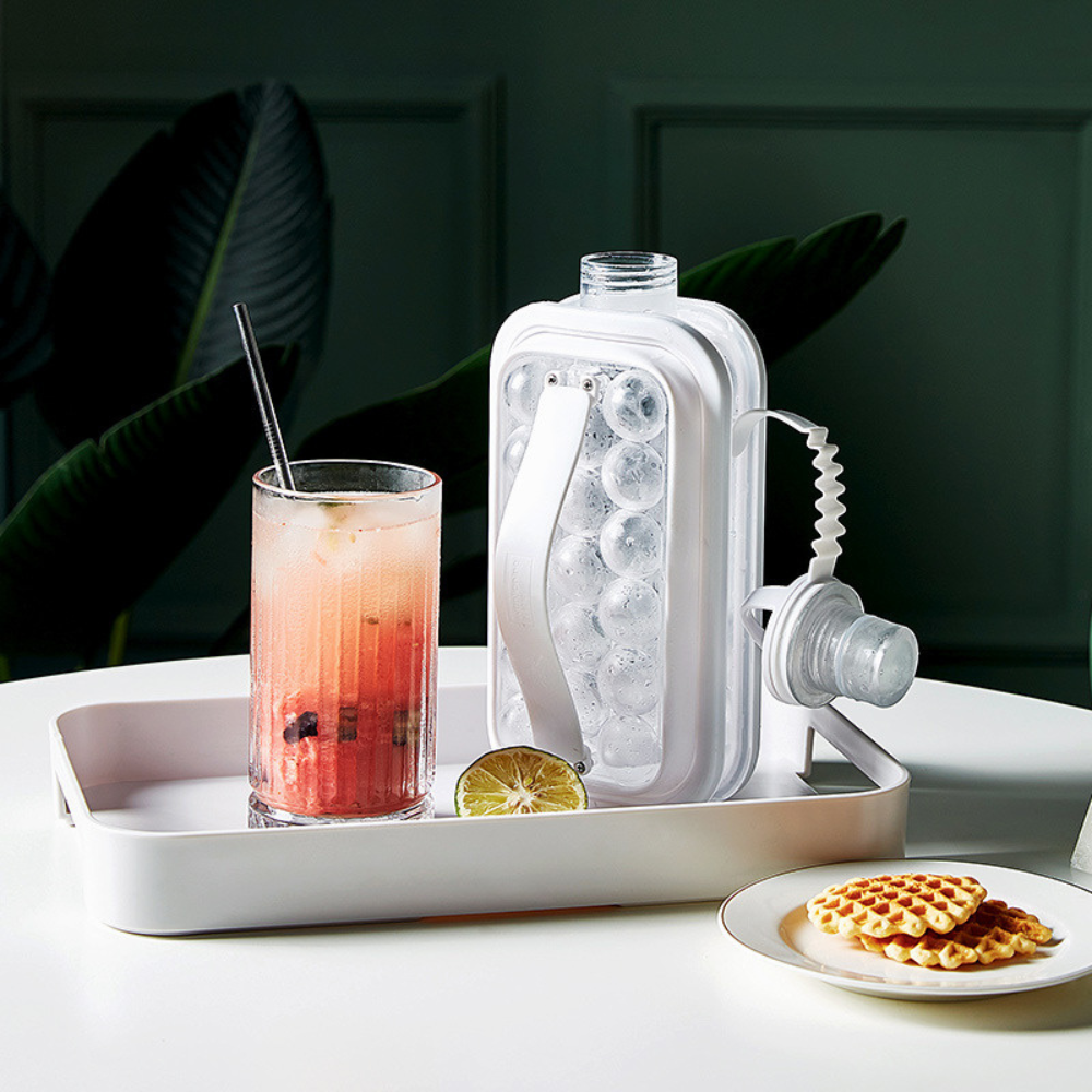 Reusable Ice Ball Bottle - Easy-to-Fill Mold for Perfectly Round Ice Balls