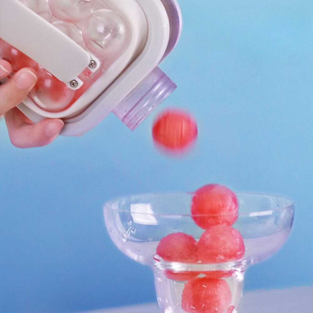 Reusable Ice Ball Bottle - Easy-to-Fill Mold for Perfectly Round Ice Balls