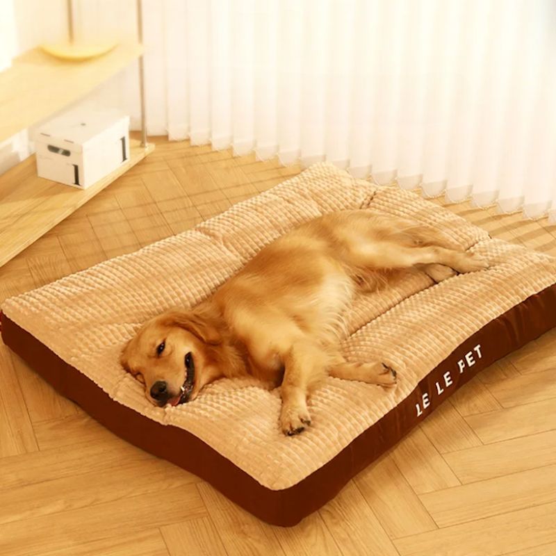 Ribbed Dog Bed