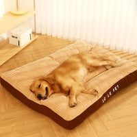 Ribbed Dog Bed