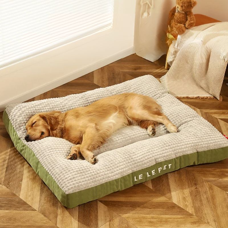 Ribbed Dog Bed
