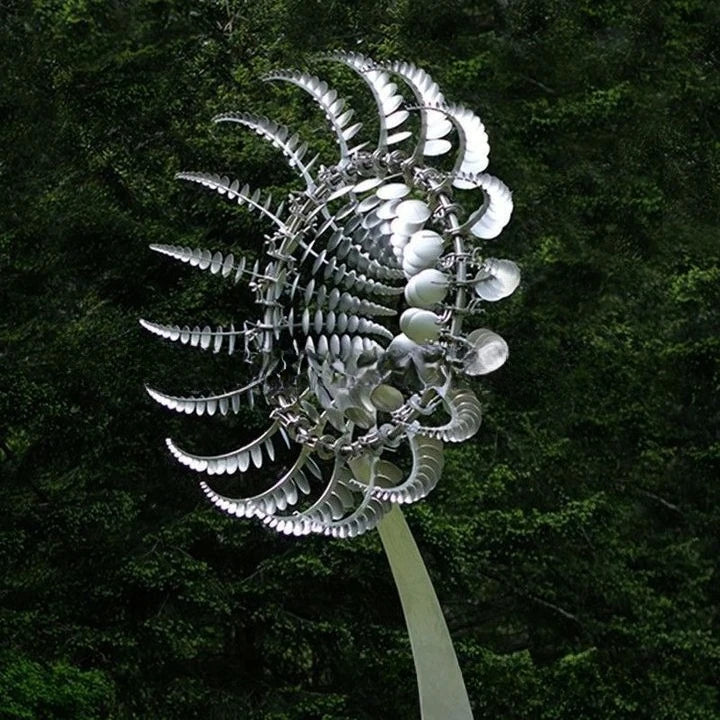 Rustproof Magical Metal Windmill and Kinetic Wind Spinner