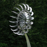 Rustproof Magical Metal Windmill and Kinetic Wind Spinner
