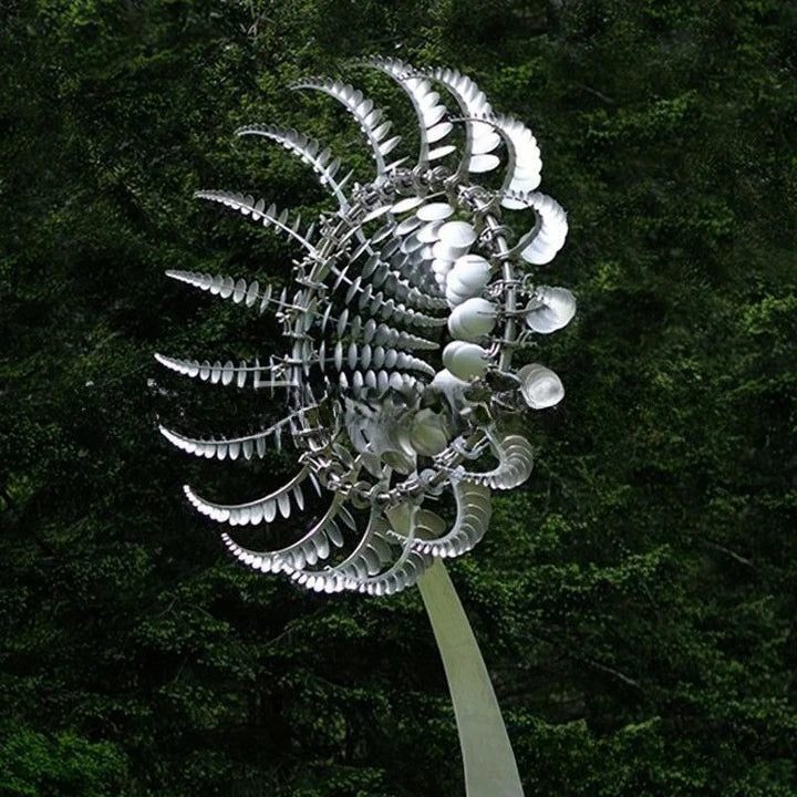 Rustproof Magical Metal Windmill and Kinetic Wind Spinner