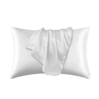 Satin Pillowcase with Hidden Zipper Closure