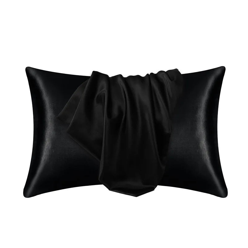 Satin Pillowcase with Hidden Zipper Closure