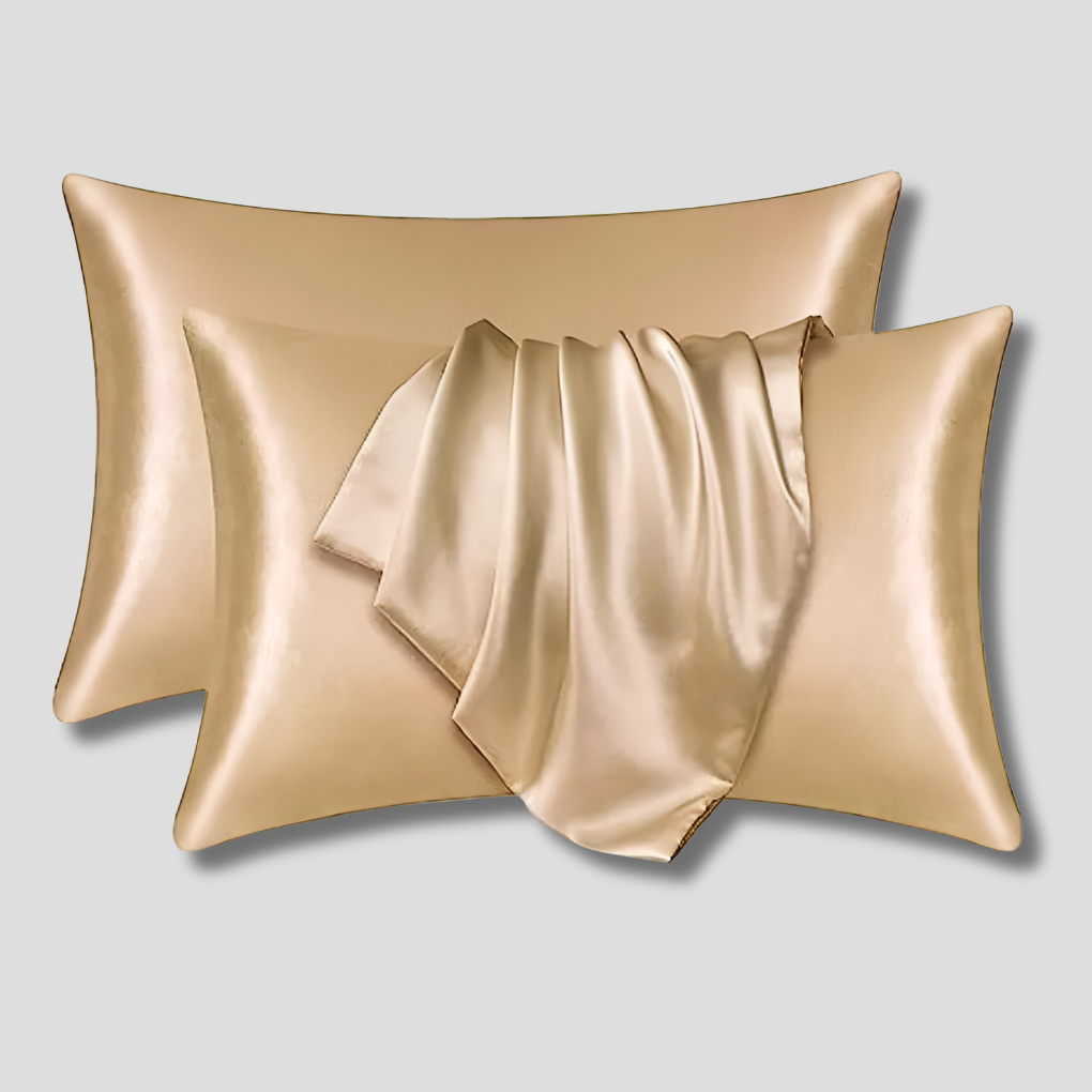 Satin Pillowcase with Hidden Zipper Closure