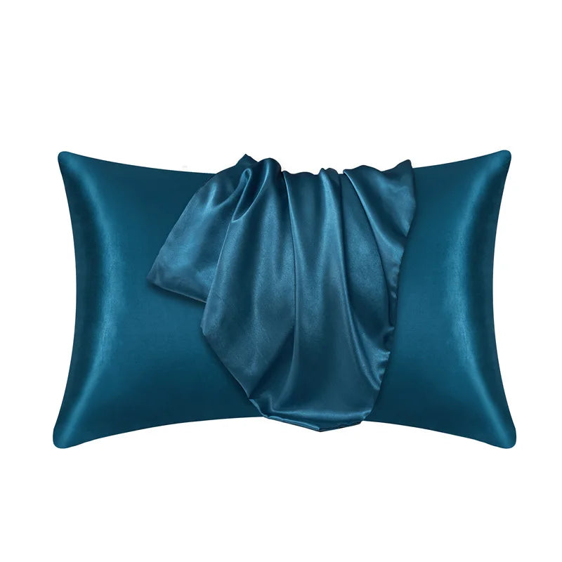 Satin Pillowcase with Hidden Zipper Closure