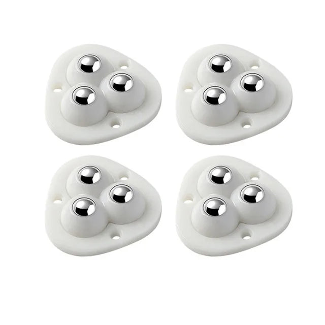 Self-Adhesive 360-Degree Swivel Furniture Caster Wheels