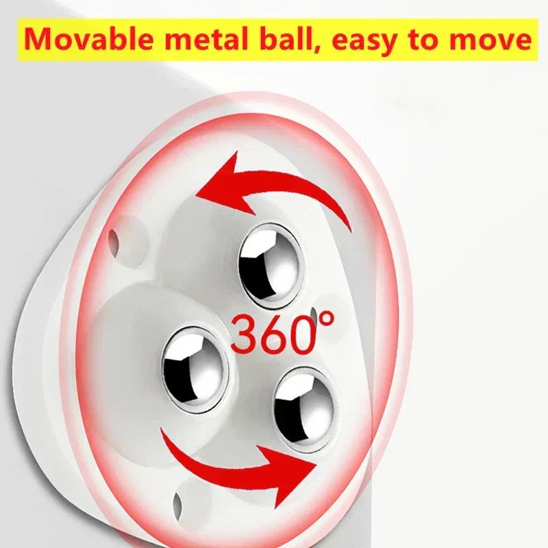 Self-Adhesive 360-Degree Swivel Furniture Caster Wheels