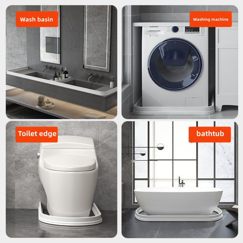 Shower Water Retention Seal – Keeps Bathroom Floors Dry and Prevents Slips