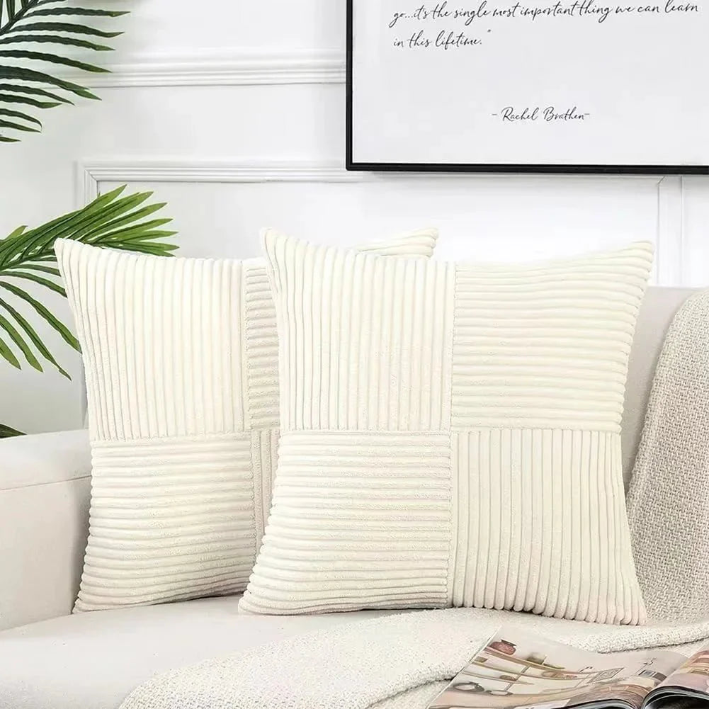Soft Corduroy Throw Pillows for Living Room and Bedroom
