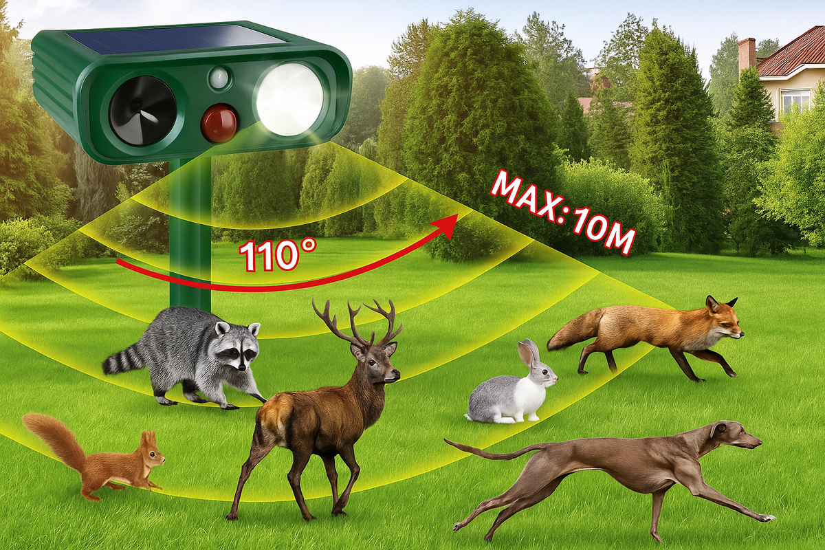 Solar-Powered Animal Repeller