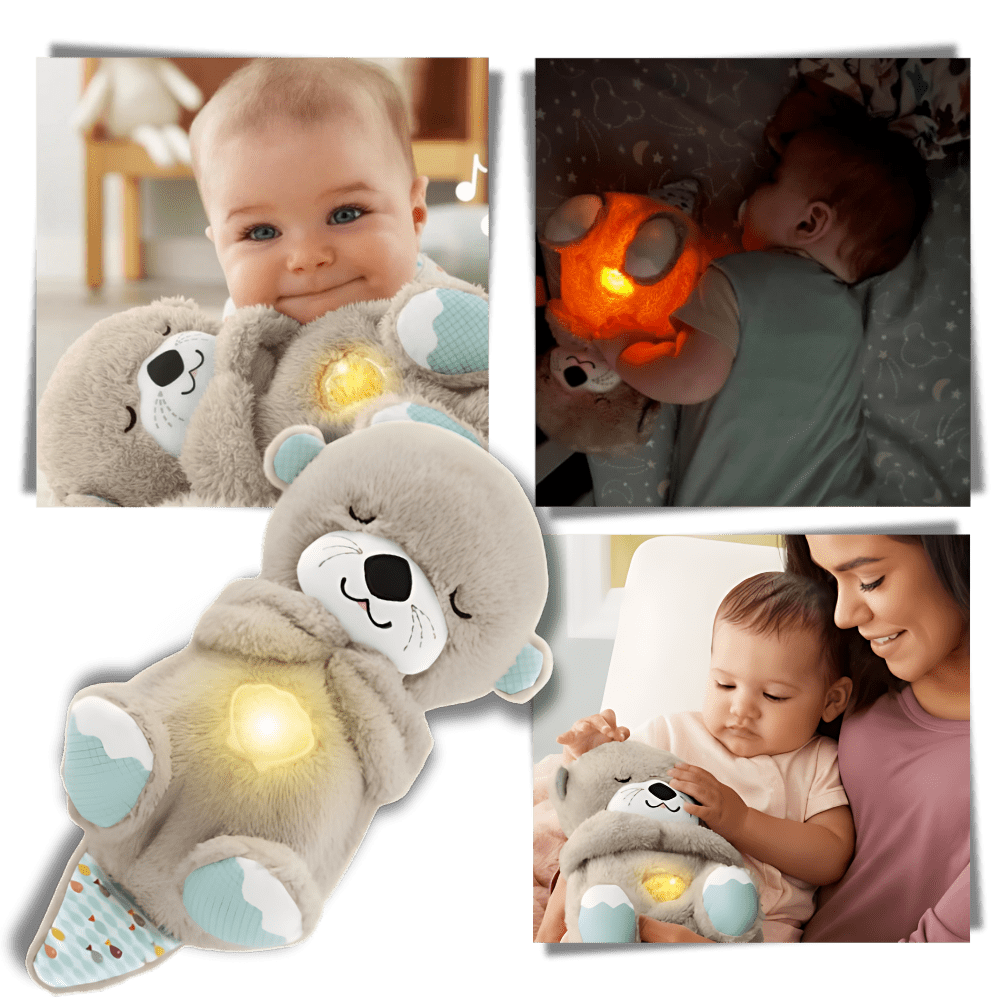Soothing Plush Otter with Womb-Like Motion Sensation