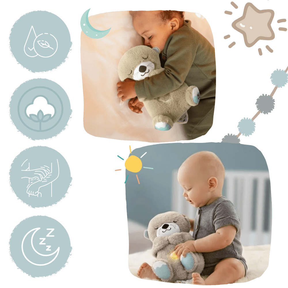 Soothing Plush Otter with Womb-Like Motion Sensation