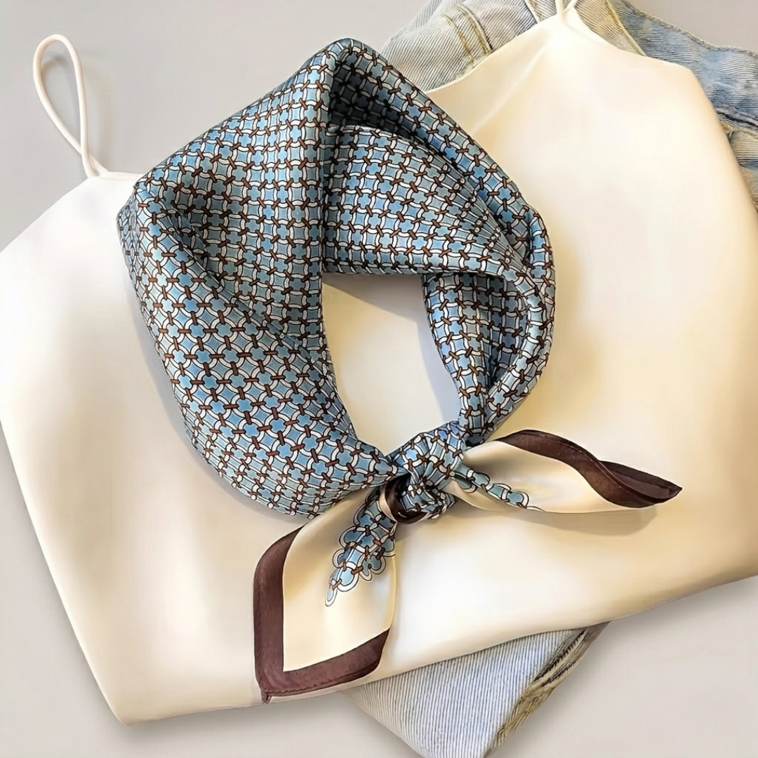 Square Silk-Style Scarf