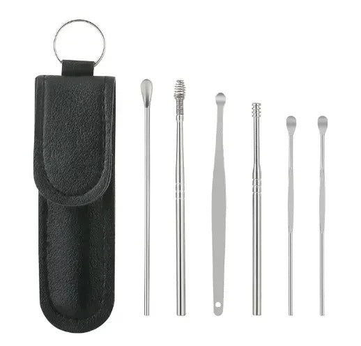 Stainless Steel Earwax Removal Kit - Safe and Effective Cleaning
