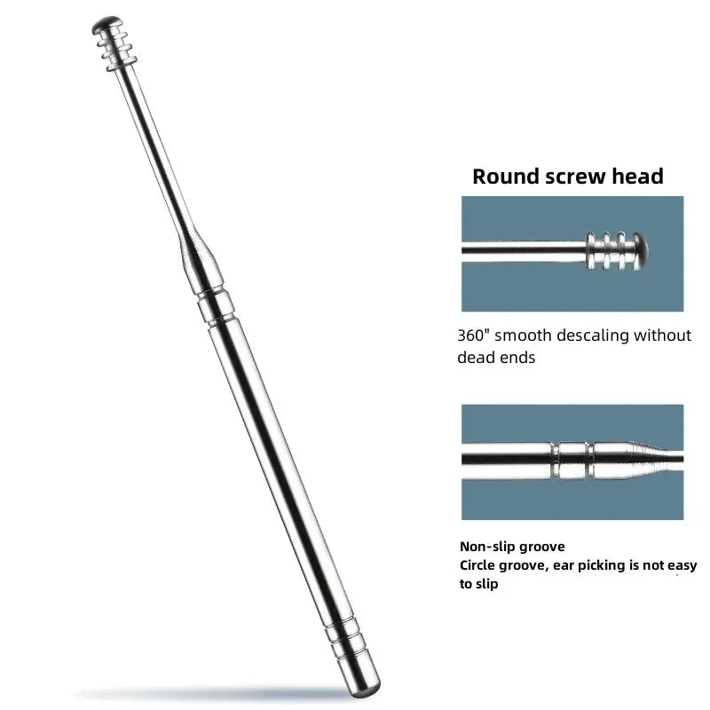 Stainless Steel Earwax Removal Kit - Safe and Effective Cleaning