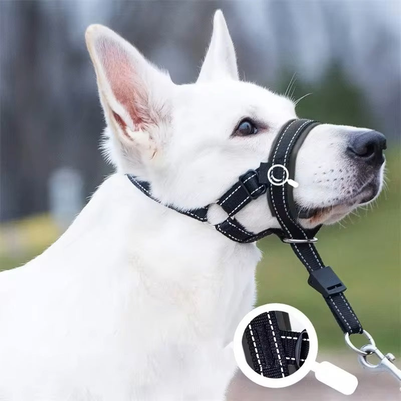 Stress-Free Anti-Barking and Anti-Biting Dog Muzzle Headcollar