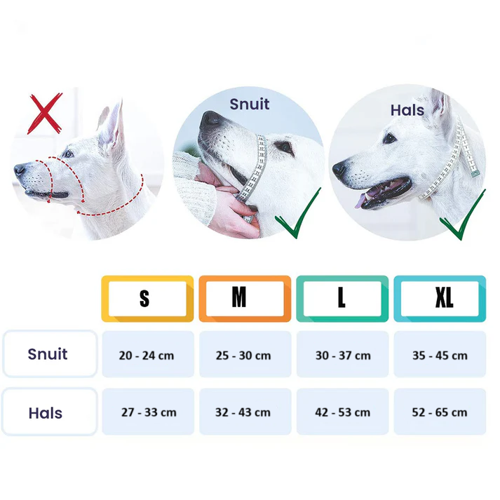Stress-Free Anti-Barking and Anti-Biting Dog Muzzle Headcollar