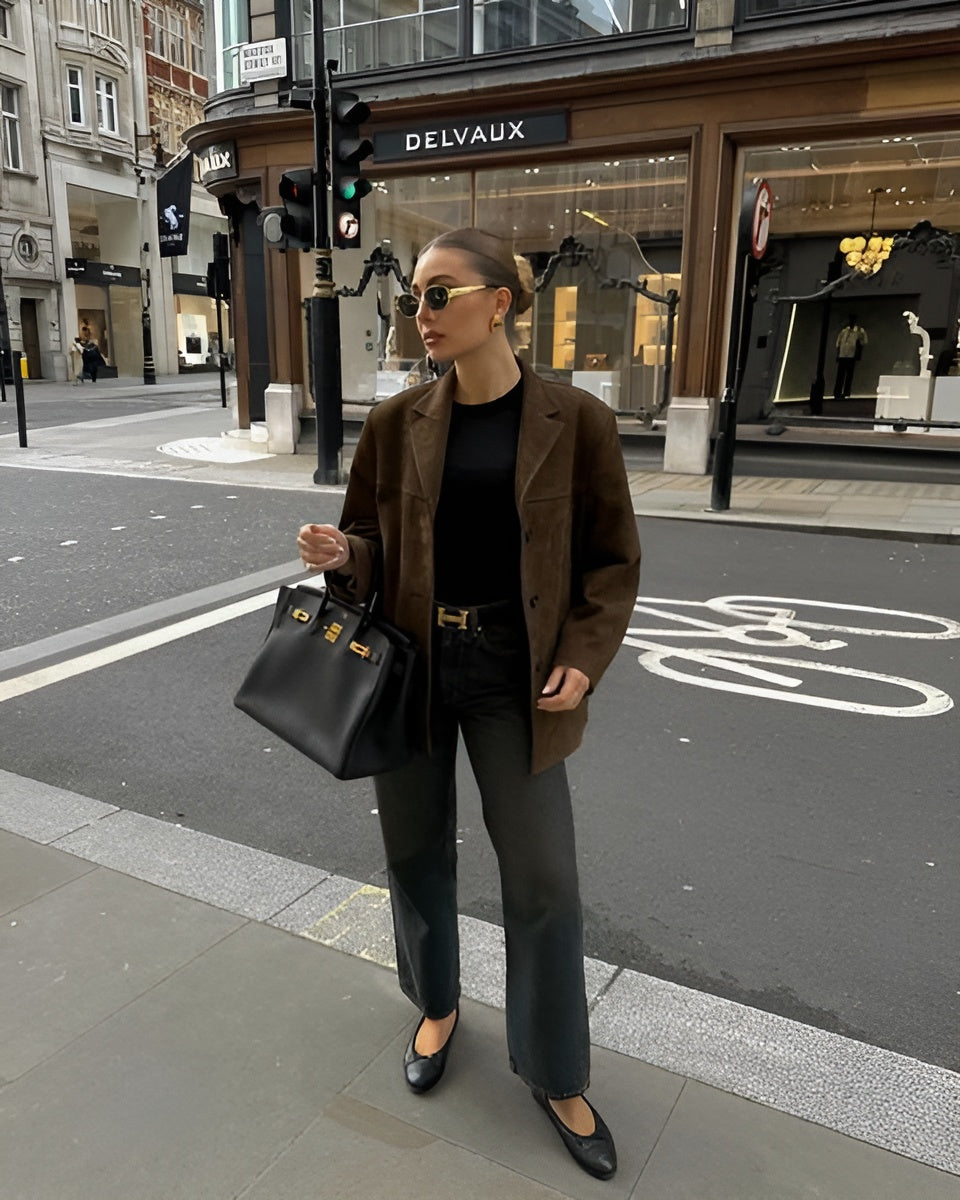 Suede Blazer