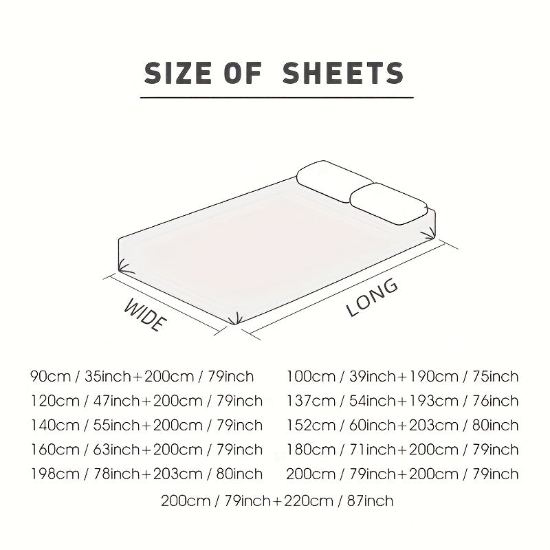 Summer Cooling Bamboo Fiber Fitted Sheet