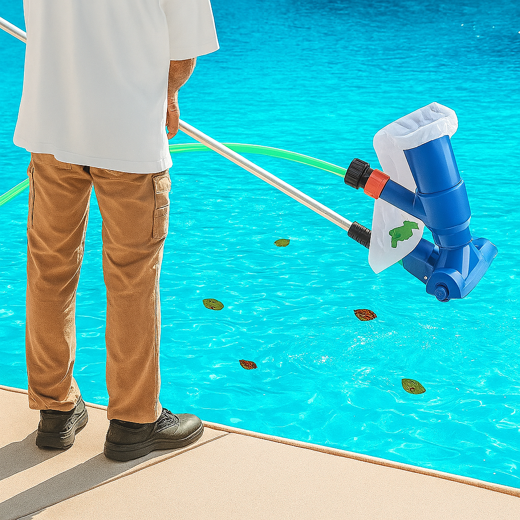 Swimming Pool Vacuum Cleaner with Debris Collection Bag