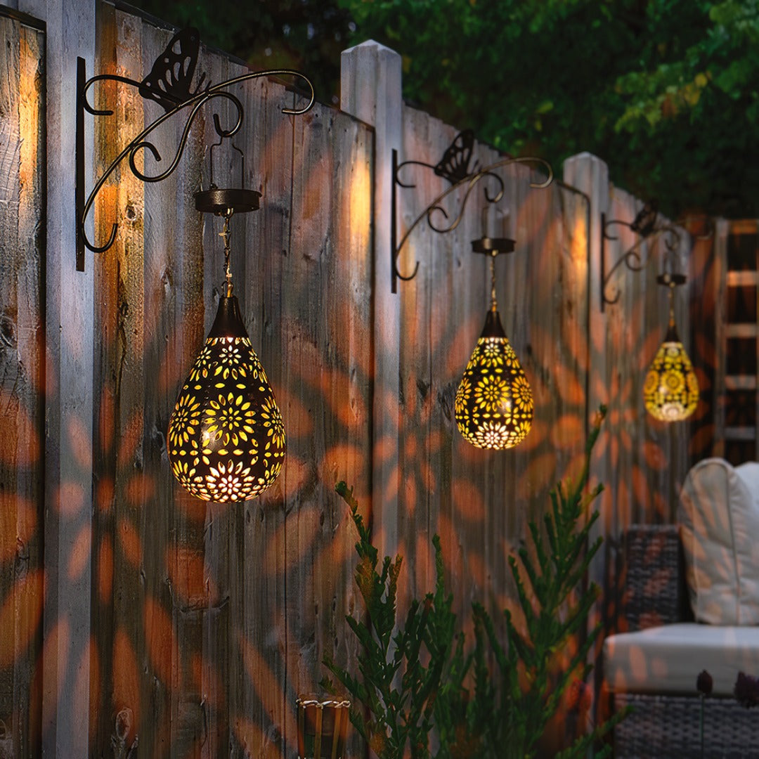 Teardrop Stainless Steel Solar Ambient Light